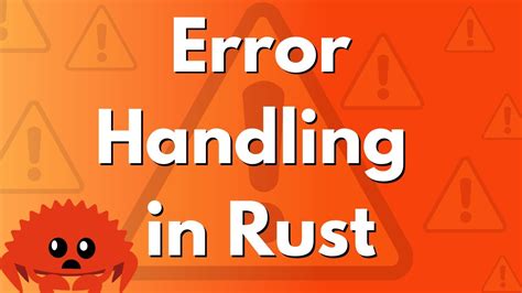 Web. . Rust error handling